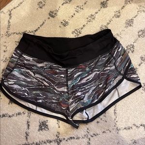 lululemon speed shorts 2.5 inch multicolor